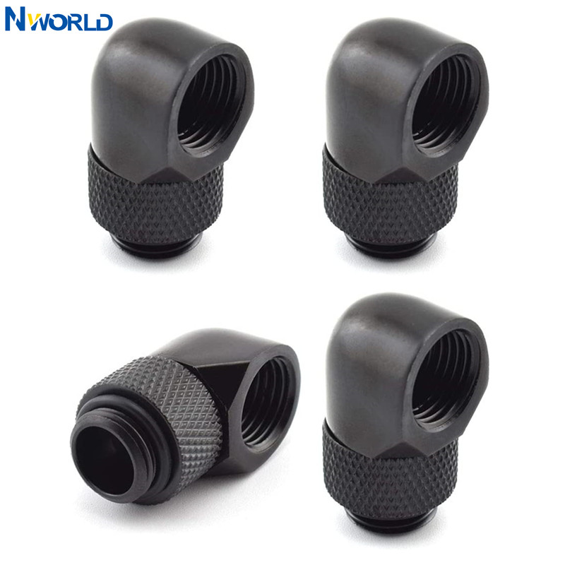 4pcs G1/4 Thread 90 Degree Fit - Pc Water Cooling recension och pris