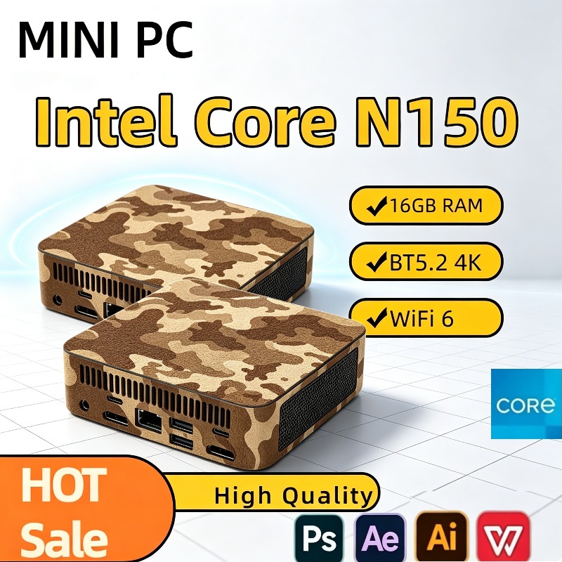 Compact Mini Pc Intel N150 Min - Pc Gaming Intel recension och pris