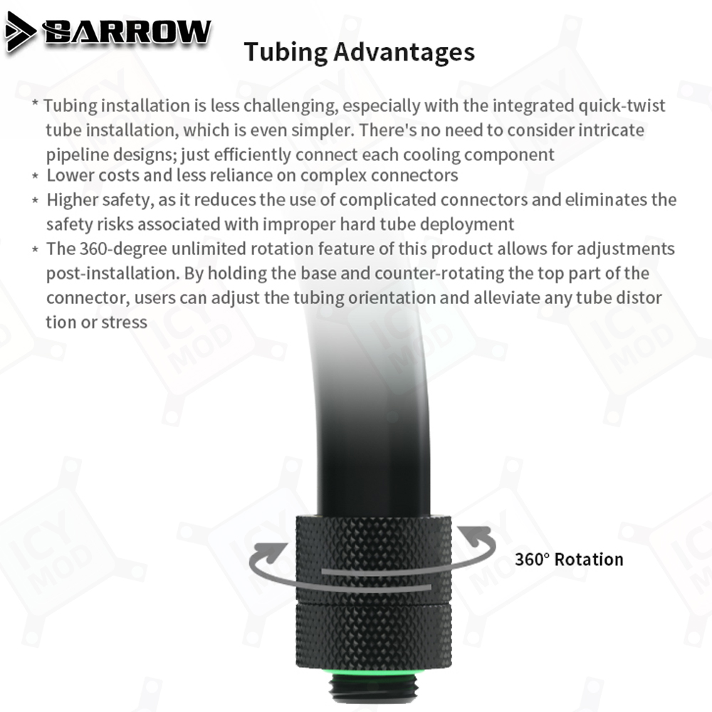 Barrow AIO EPDM Soft Tube G1/4 - Pc Water Cooling recension och pris