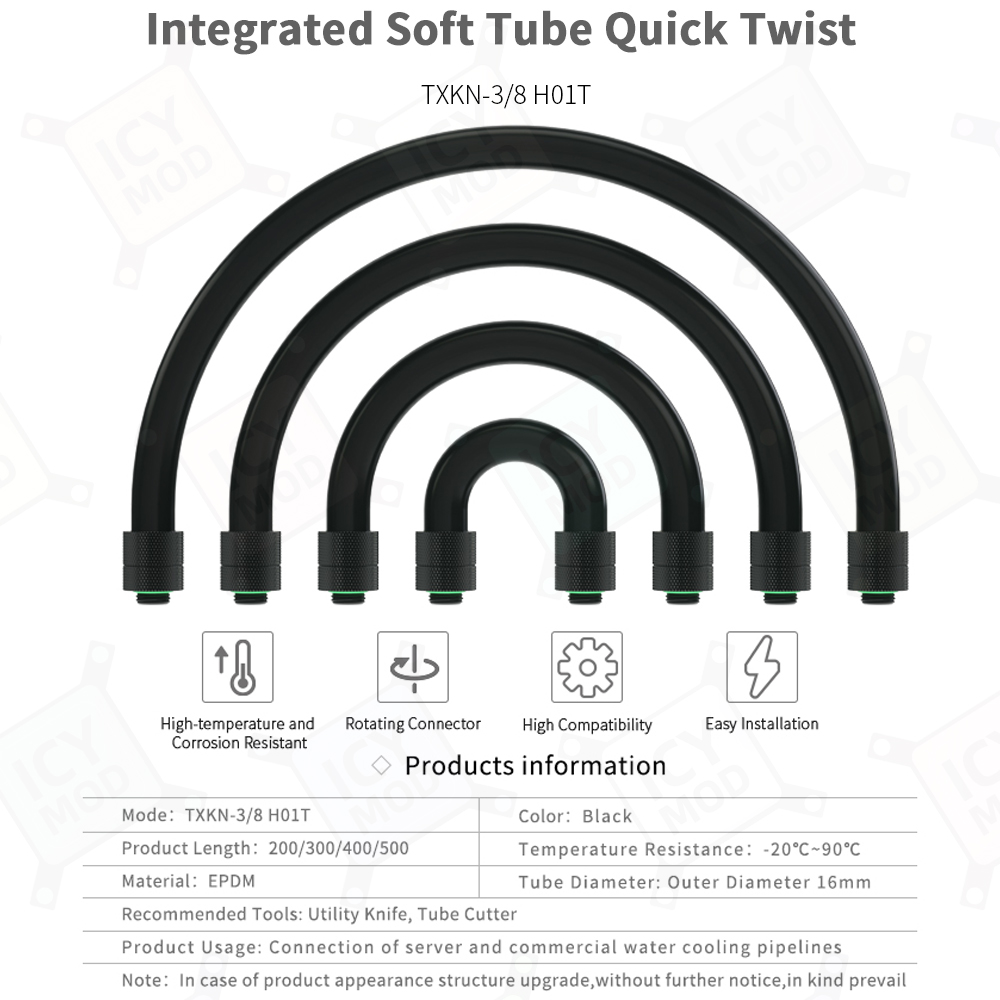 Barrow AIO EPDM Soft Tube G1/4 - Pc Water Cooling recension och pris